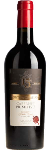 Conte di Campiano Cabernet Sauvignon / Primitivo Limited Edition "15 Gradi" 2019