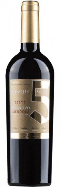 Tenute Quattro Conti Primitivo Mendola Limited 2015 Conti Zecca