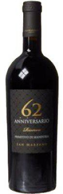 San Marzano Anniversario 62 Primitivo di Manduria Riserva 2018