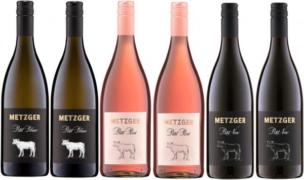 Probierpaket Weingut Uli Metzger Petit Blanc / Rosé / Noir