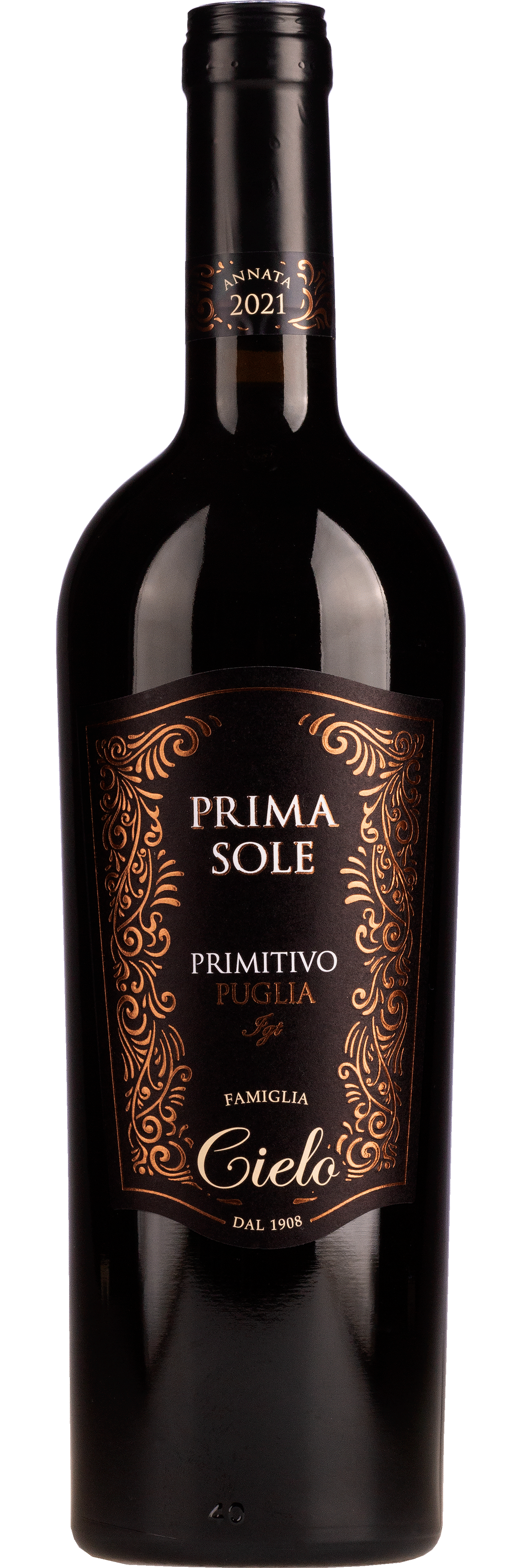 Rotwein Primitivo e 2021 IGT Apulien | aus Cielo | Primasole Terra